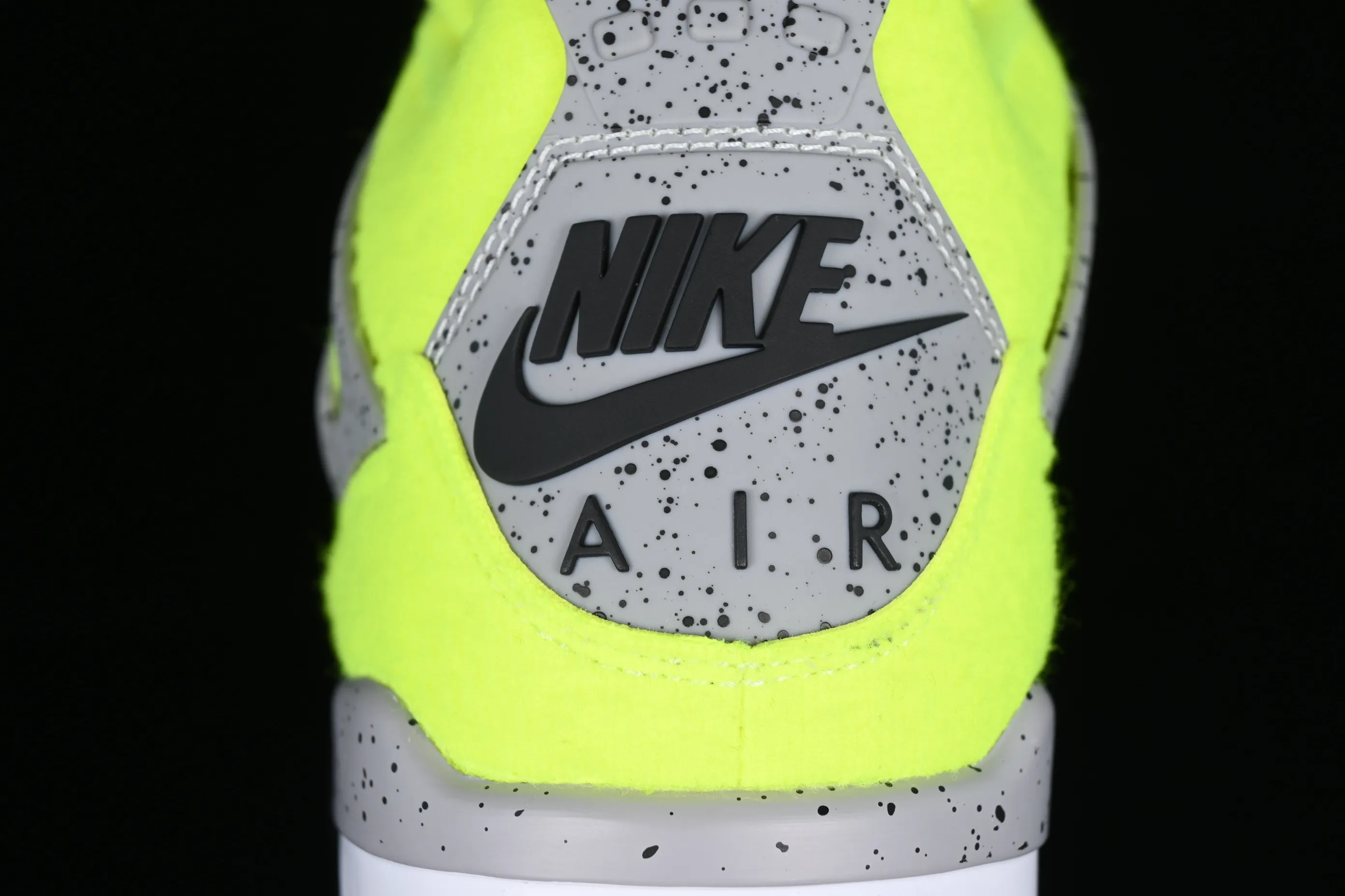All categories Air Jordan Jordan series basketball shoes Air Jordan 4 Air Jordan 4 Retro "Bred Reimagined" AJ4 Joe 4 fluorescent yellow tennis felt upper DV6773-700